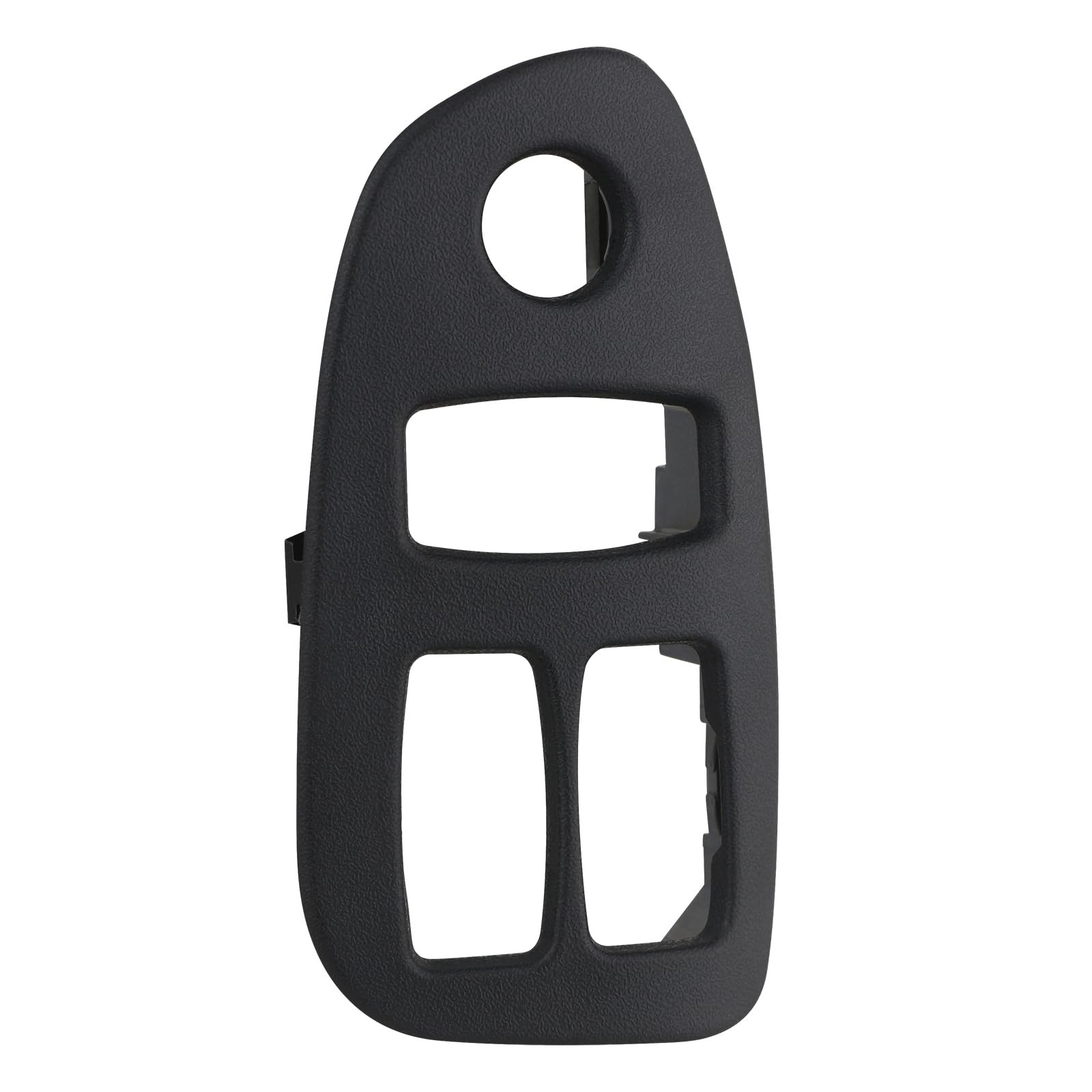 Window Control Switch Bezel Cover for Left Driver Side Door Side, Black