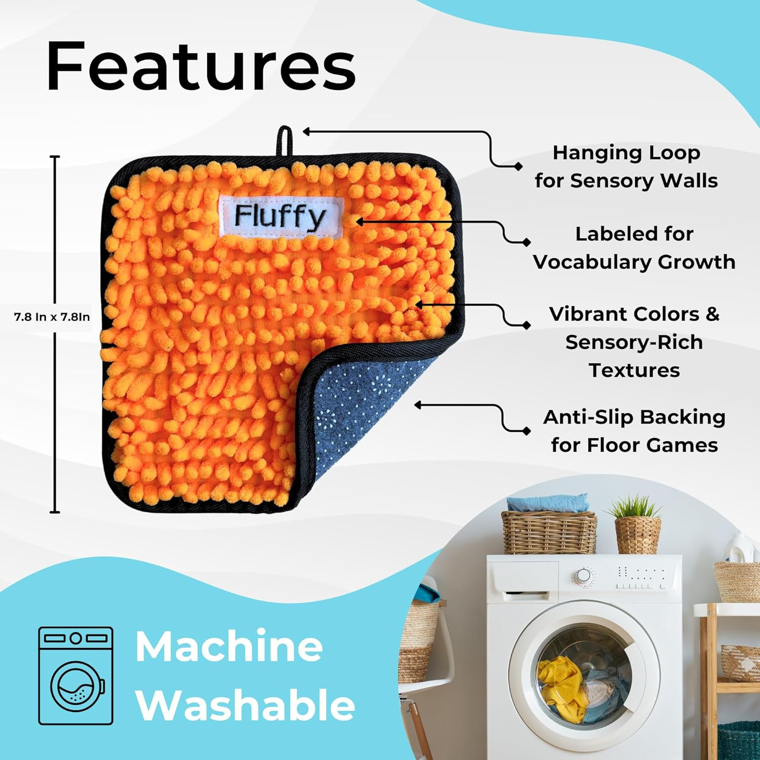 9 Labeled Sensory Mats W/Lesson Plans | Sensory Toys for Kids with Autism | Mats