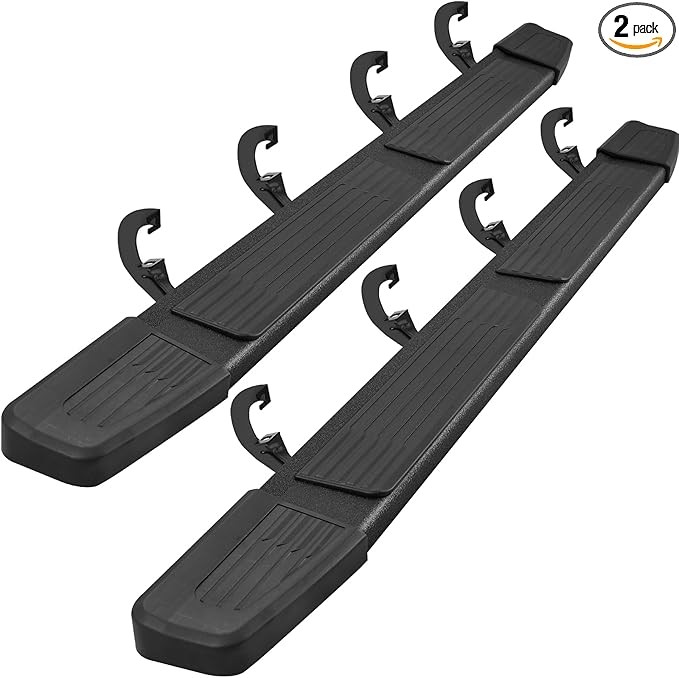 19-25 Chevy Silverado GMC Sierra 1500 2500 3500 Crew Cab 6″ Running Boards Flat