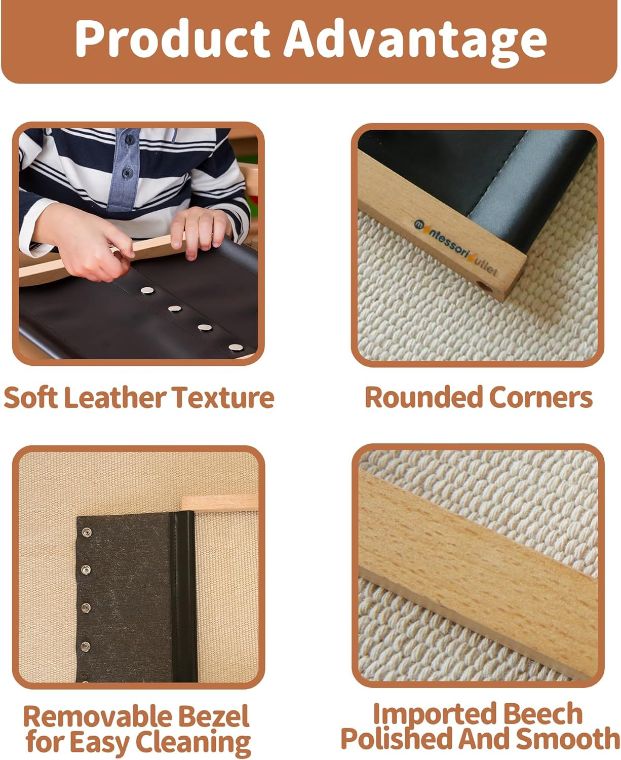 Shoe Buttoning Frame | Practical Life Material for Toddlers & Preschoolers | Lea