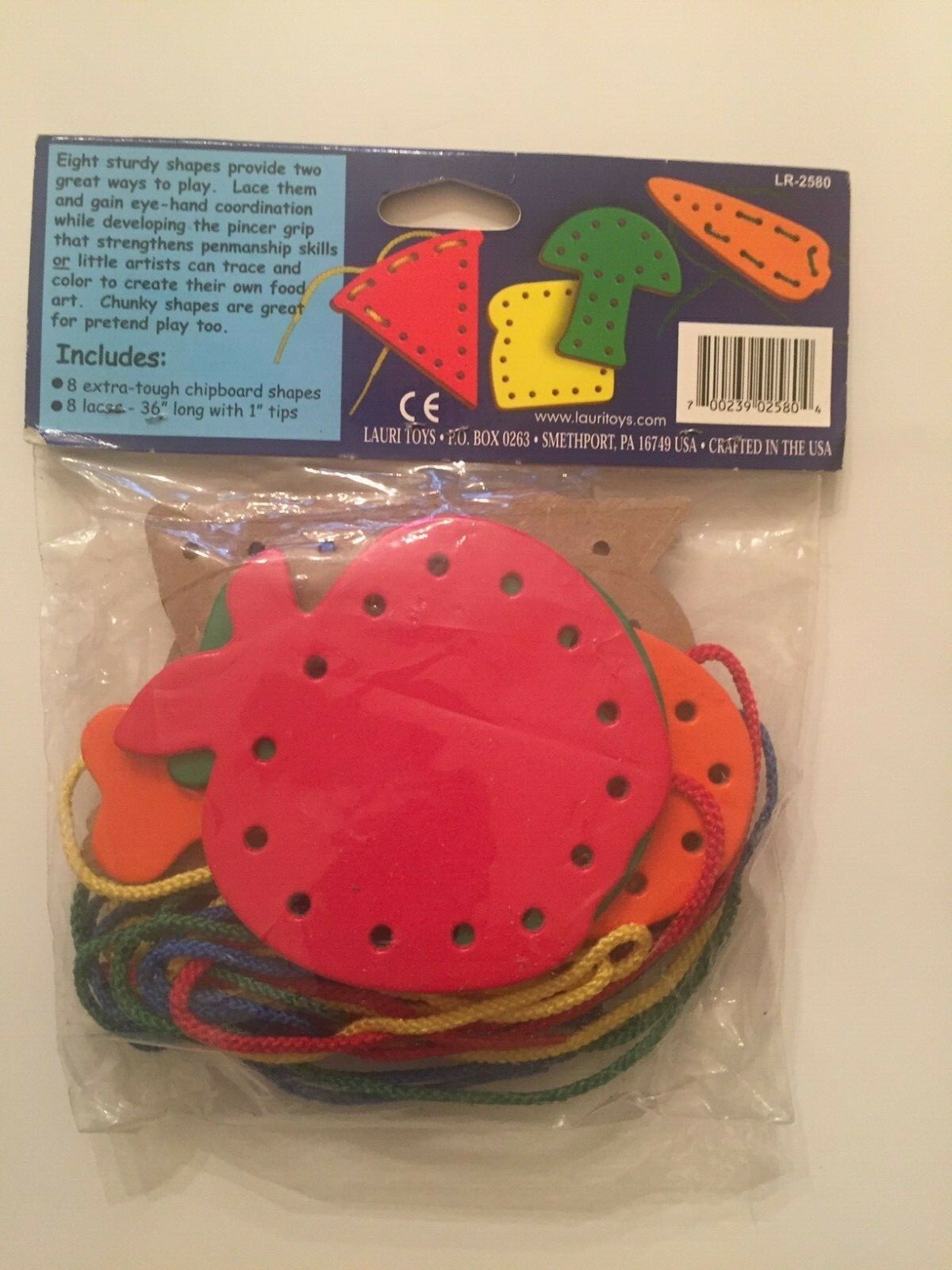 Lacing & Tracing Snack Time by Lauri Toys (NEW) LR-2580