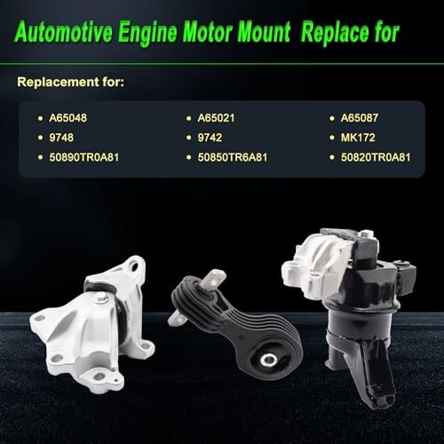 Honda Civic 1.8L Engine Mount Set 3pc 2012-2015