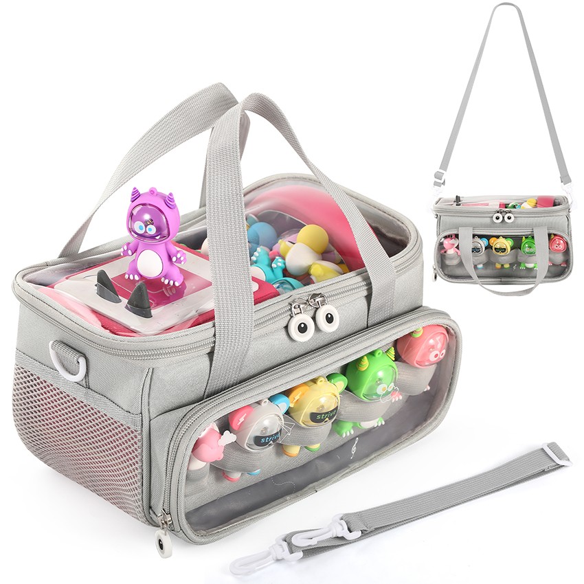 Transparent Lid Storage Bag Carrying Case Organizer Pouch For TONIEBOX Starter