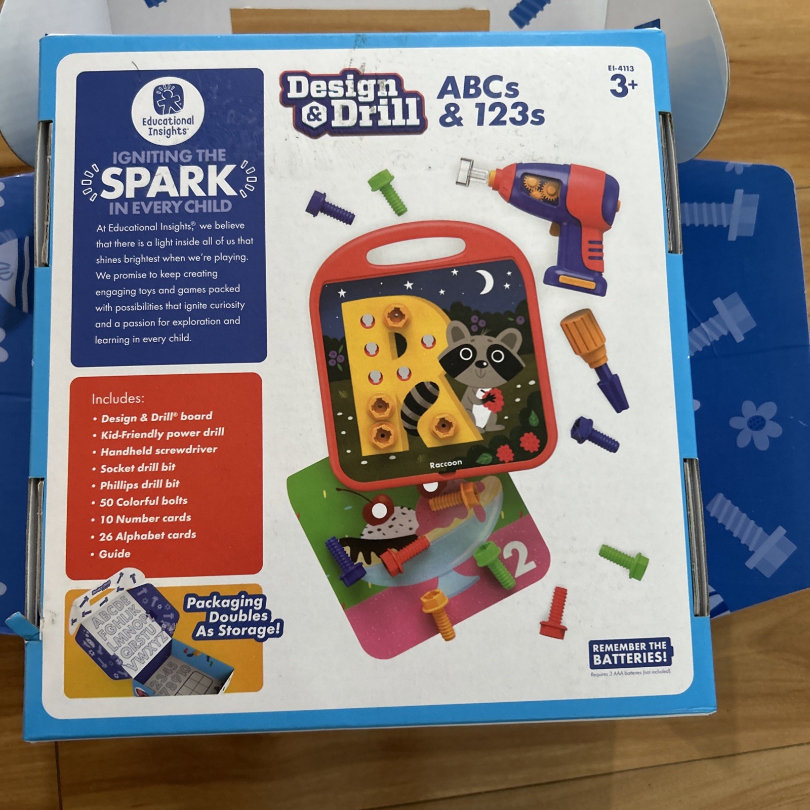 Design and Drill ABCs and 1 2 3 in Original Box Read