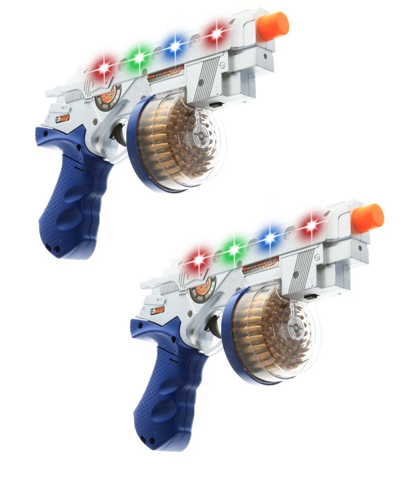 SPACE GUN SUPERIOR LIGHT UP – LIGHT & SOUND 2 PK