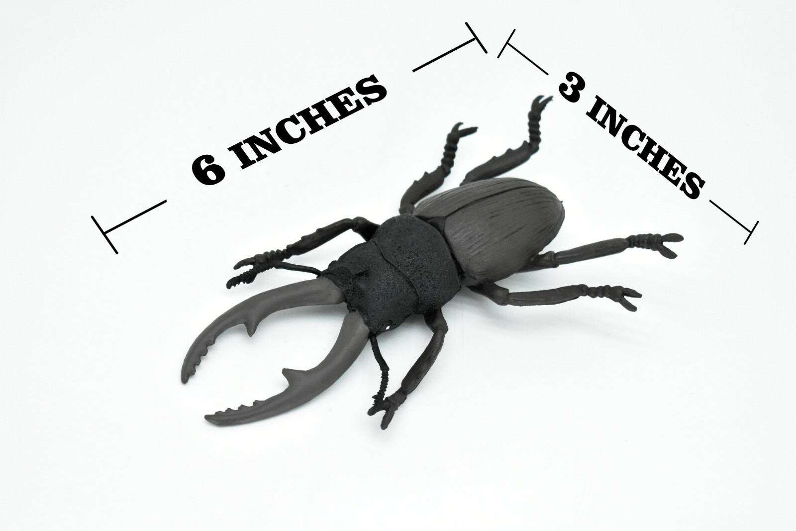 Beetle, Giant Stag, Very Nice Rubber Replica 6″ – CWG84 B153