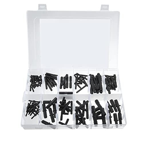 113 Pcs Vacuum Connector Assortment Kit Auto Vacuum Tee Tubing Hose Connector