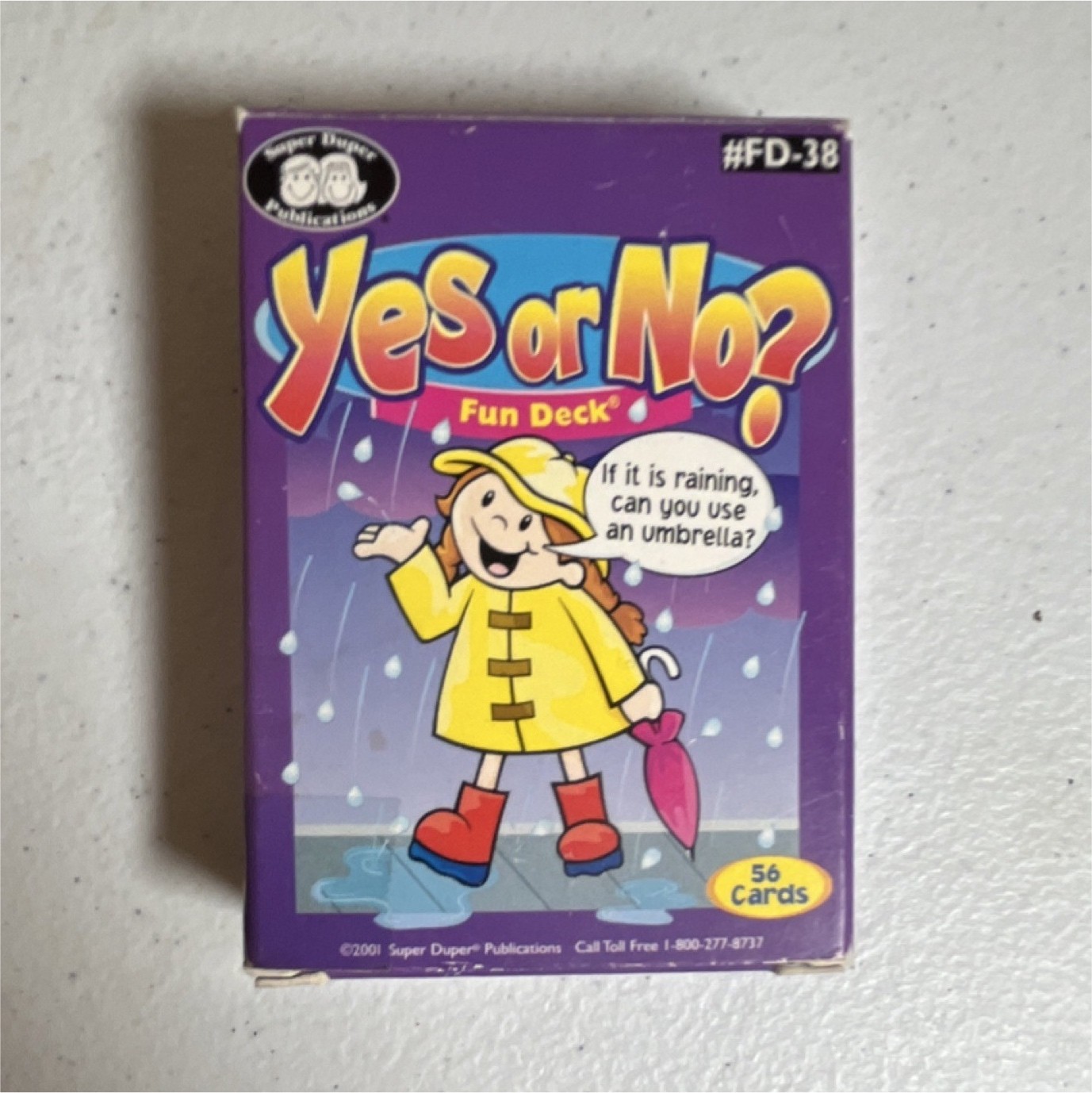 Super Duper Publications Yes or No? Fun Deck Reasoning Cards Ages 4-11 FD-38