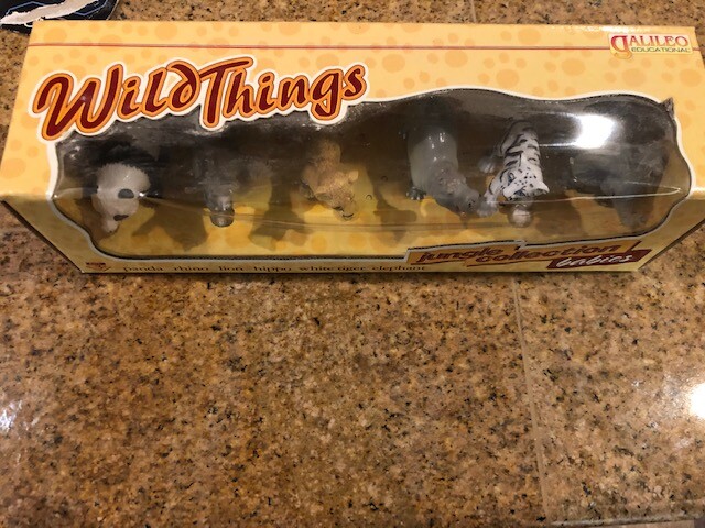 Wild Things Jungle Collection Babies Plastic Animal Figurines Set