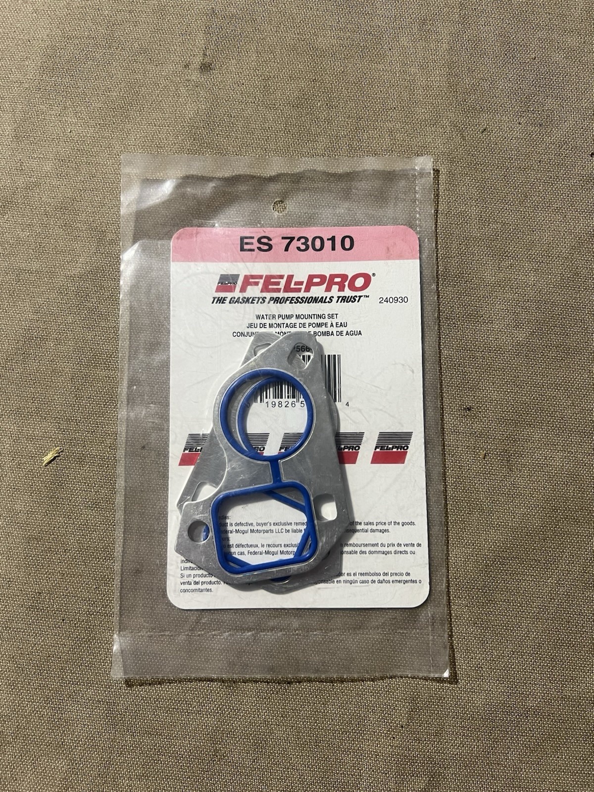 FEL-PRO ES 73010 Engine Water Pump Gasket Kit for Chevrolet Silverado 1500