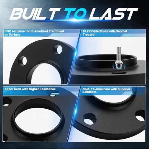 4PCs 15mm Wheel Adapters with Hub, 5x112mm for Benz E500 S600 C230 C240 C320,