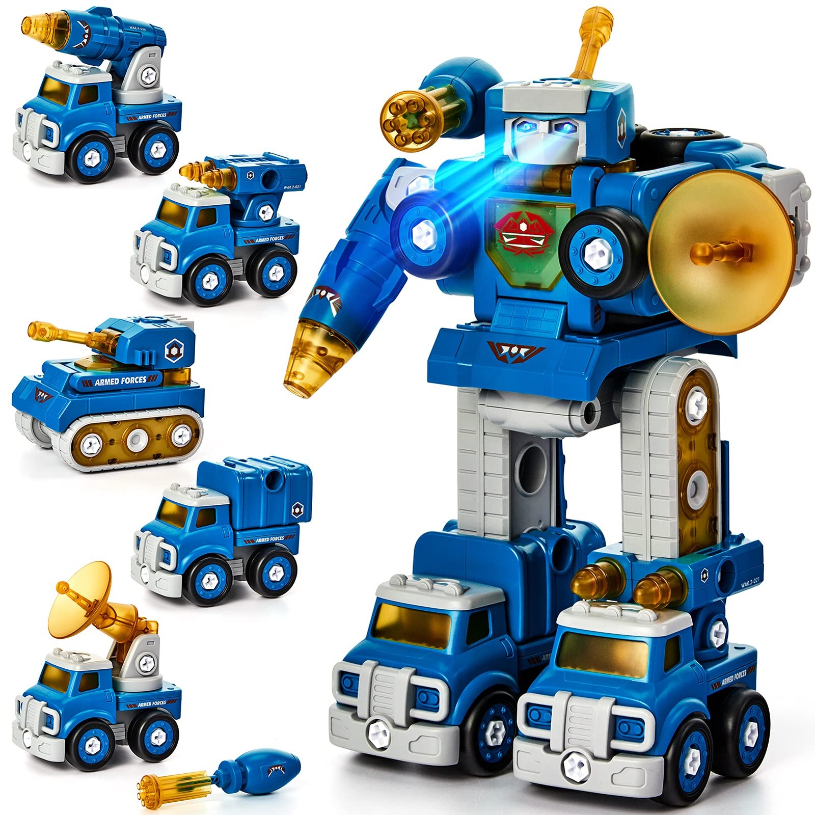 Toys for 5 Year Old Boy Birthday Gift, 5 in1 Stem Boys Toys 6 Year Old Boy Gifts