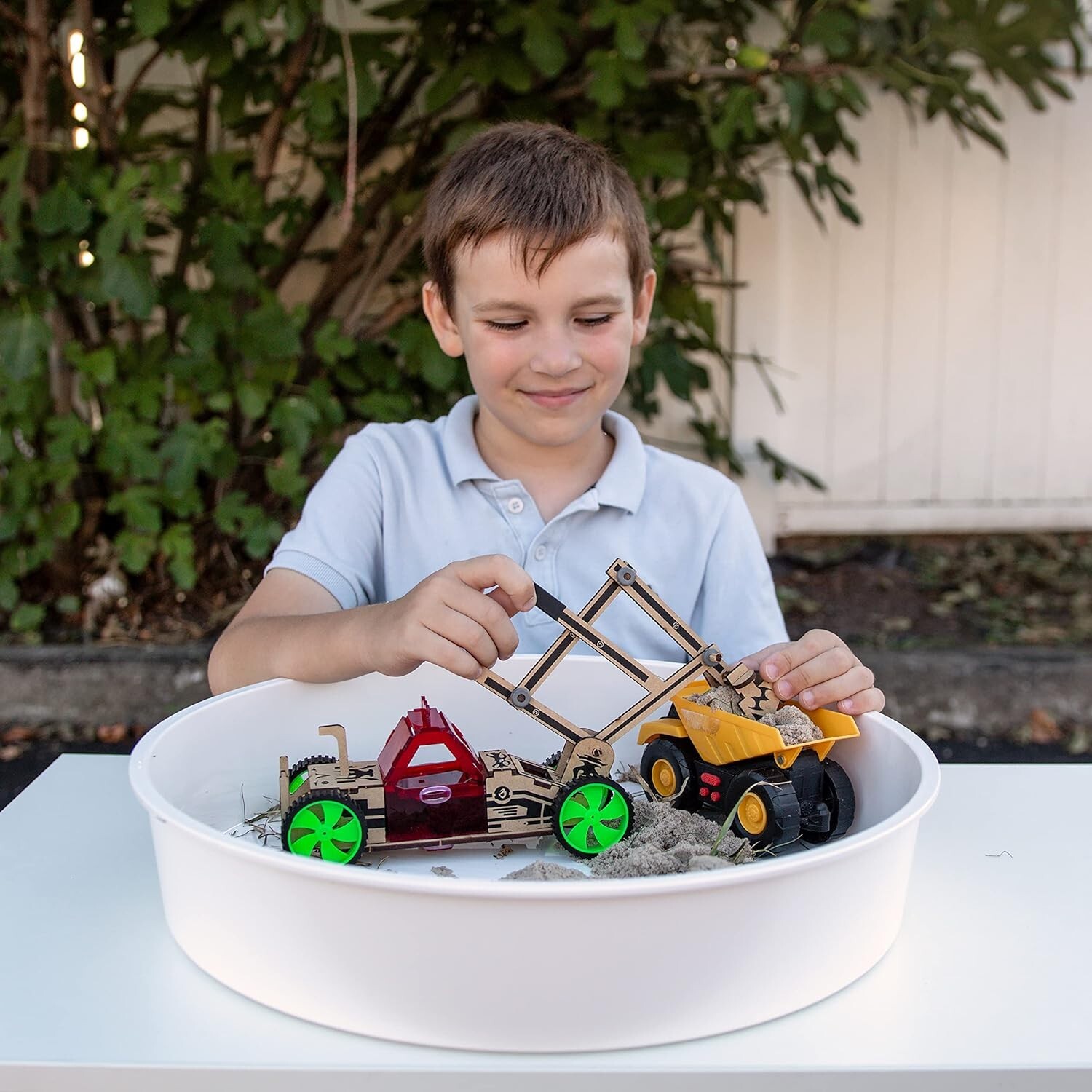 Butterfly Edufields STEM Building Car Kit For Kids – DIY 3D Wooden Puzzle