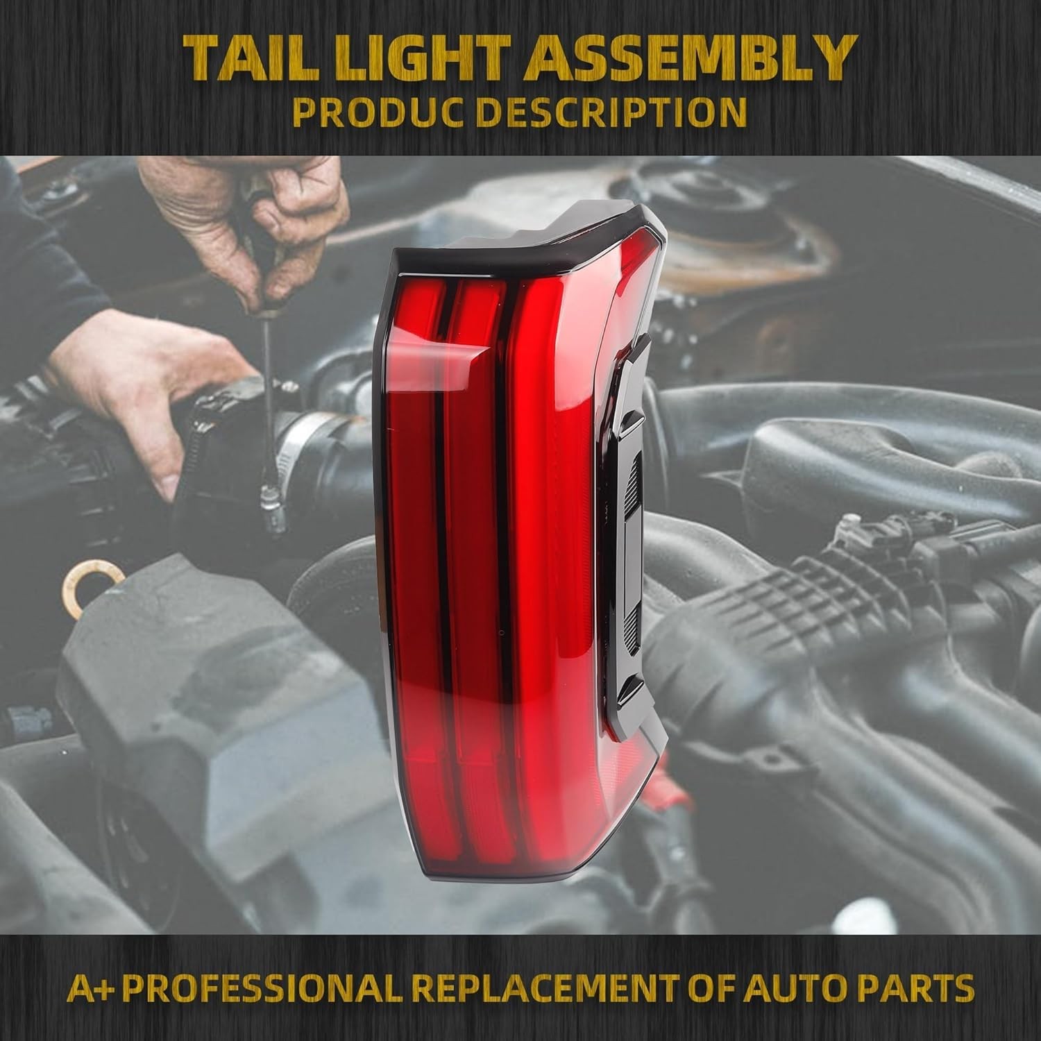 22-25 Toyota Tundra LED Tail Light Right Passenger 3-Pin Non-Sequential