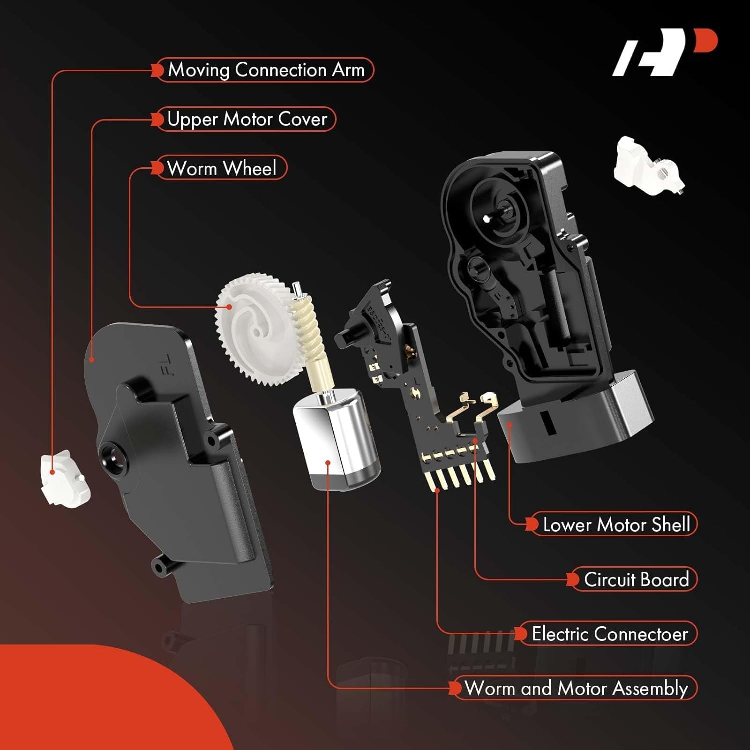 A-Premium Door Lock Actuator Left and Right Side Compatible with Ford F-150 F-25