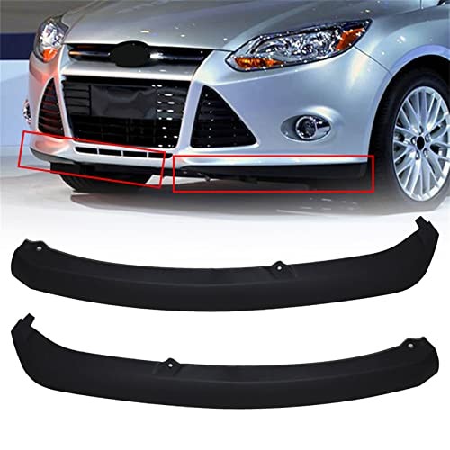 Left & Right Front Bumper Lower Trim Panel Spoiler Replacement for Focus 2012