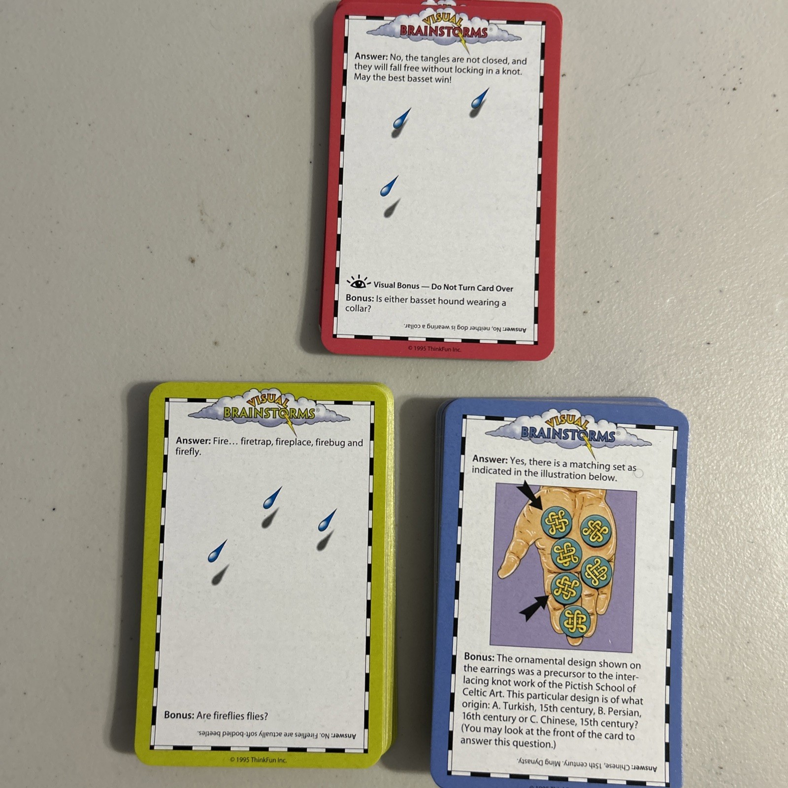 Visual Brain Storms – The Smart Thinking Game By Thinkfun Brainteaser Question