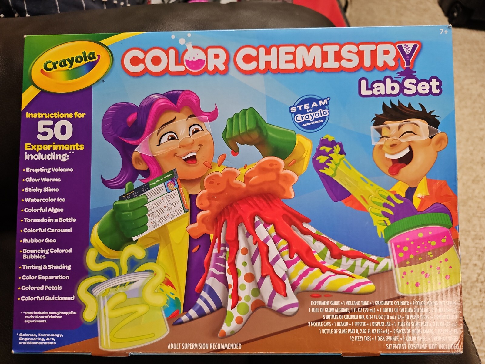 Crayola Color Chemistry Lab Set Instructions For 50 Experiments NIOB