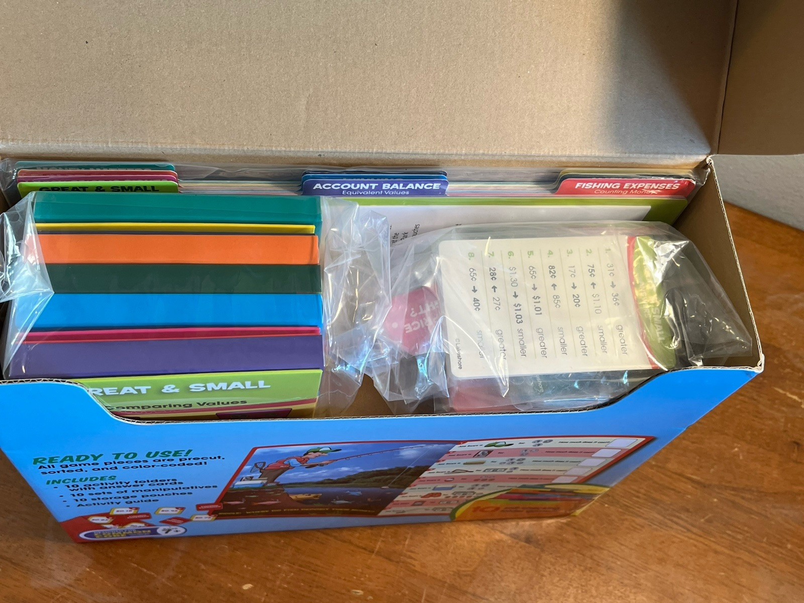 Lakeshore Learning Academy Money Elementary Folder Games New Grades 2 – 3