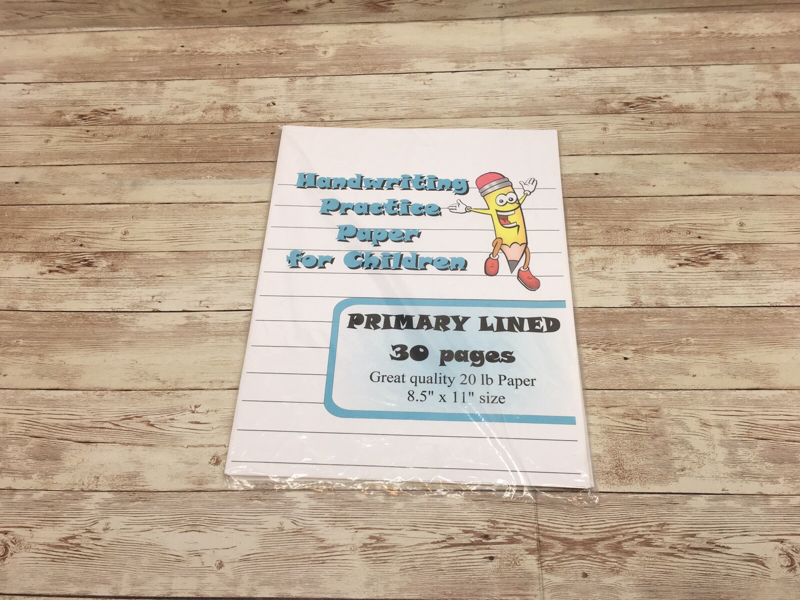 Primary Lined – Handwriting Practice Paper For Children – 30 Sheets