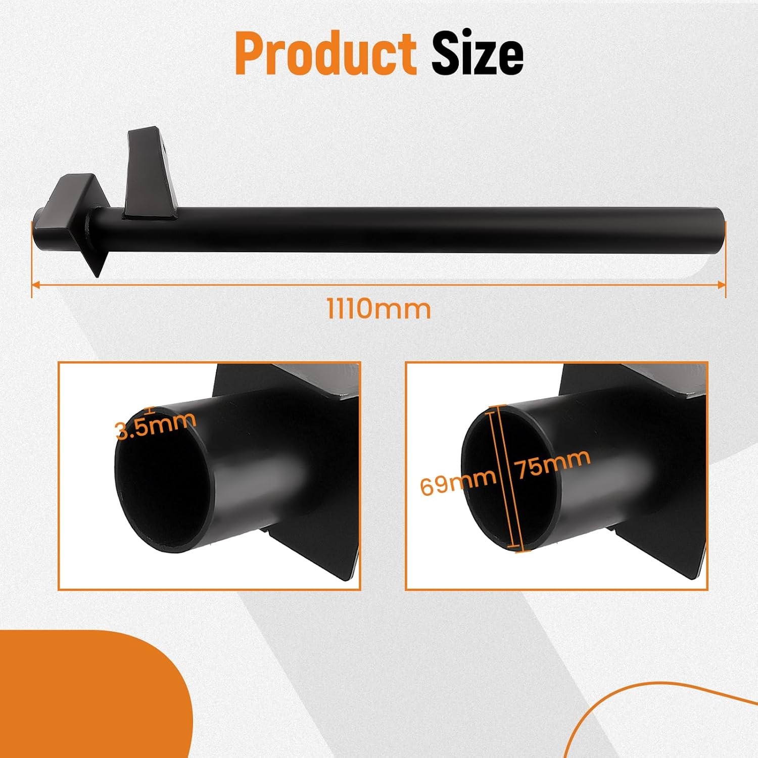 maXpeedingrods Rear Upper Shock Mount Crossmember with Bracket Fit for Chevy