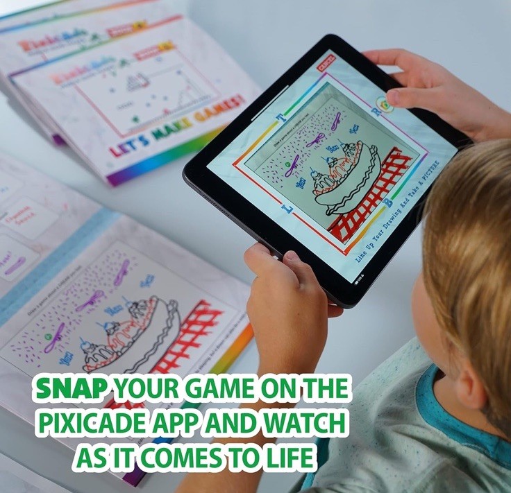 Pixicade Mobile Game Maker STEM Activity Create & Play, 1200 Games NEW