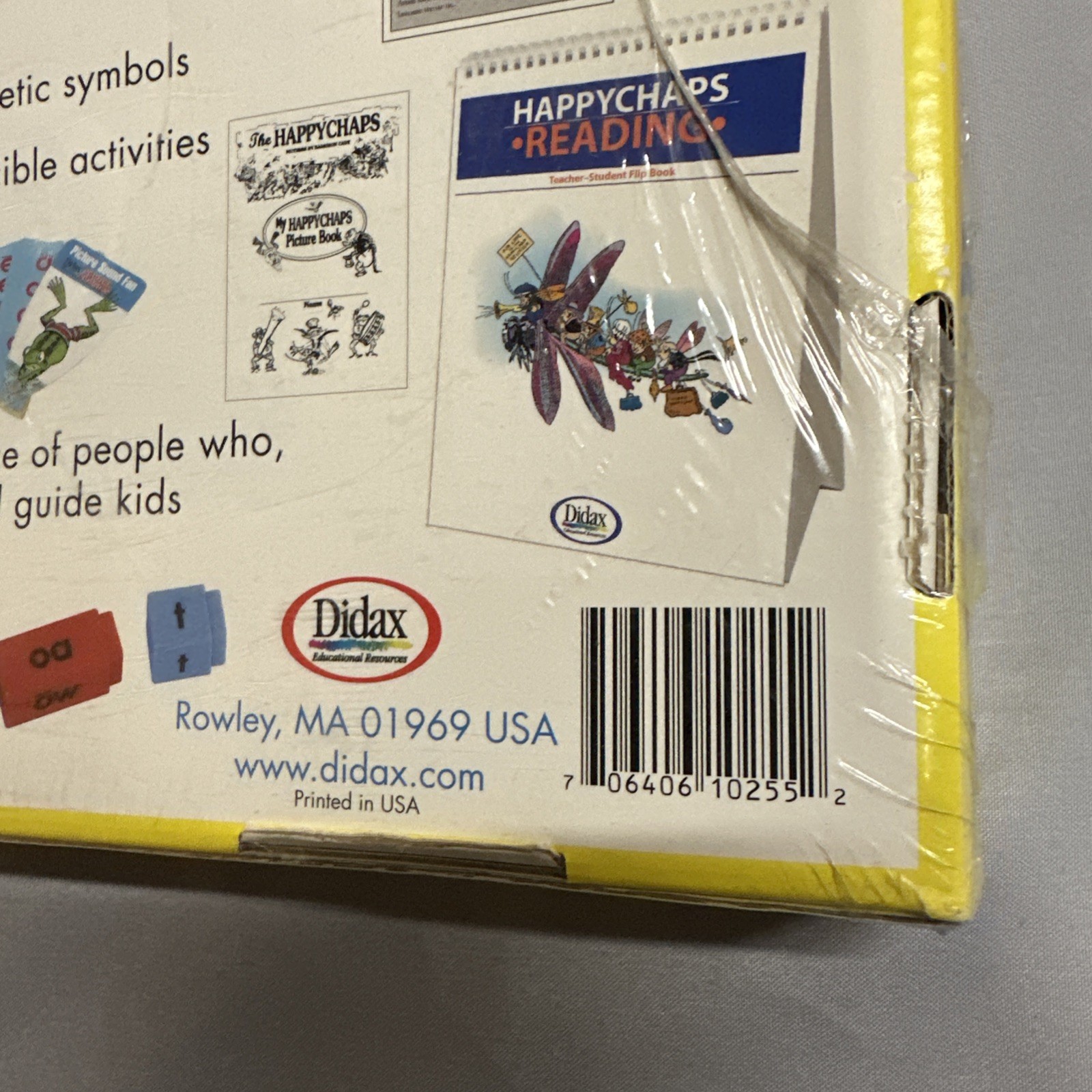 VTG Unifix Happychaps Reading Connecting Sound to Print Kit Didax 5-8 Sealed