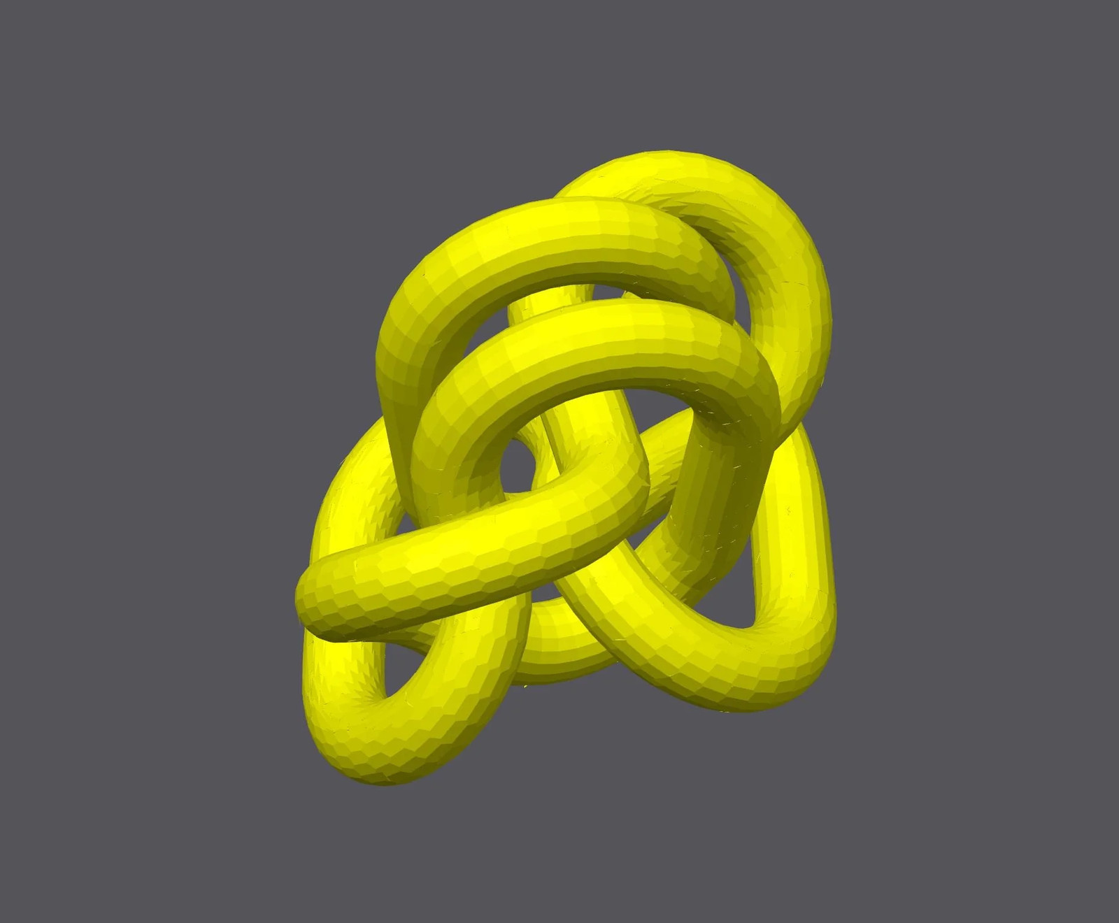 3D Printed Giant Knot Art Sculpture – Unique Gift for Home Decor, Modern Art,