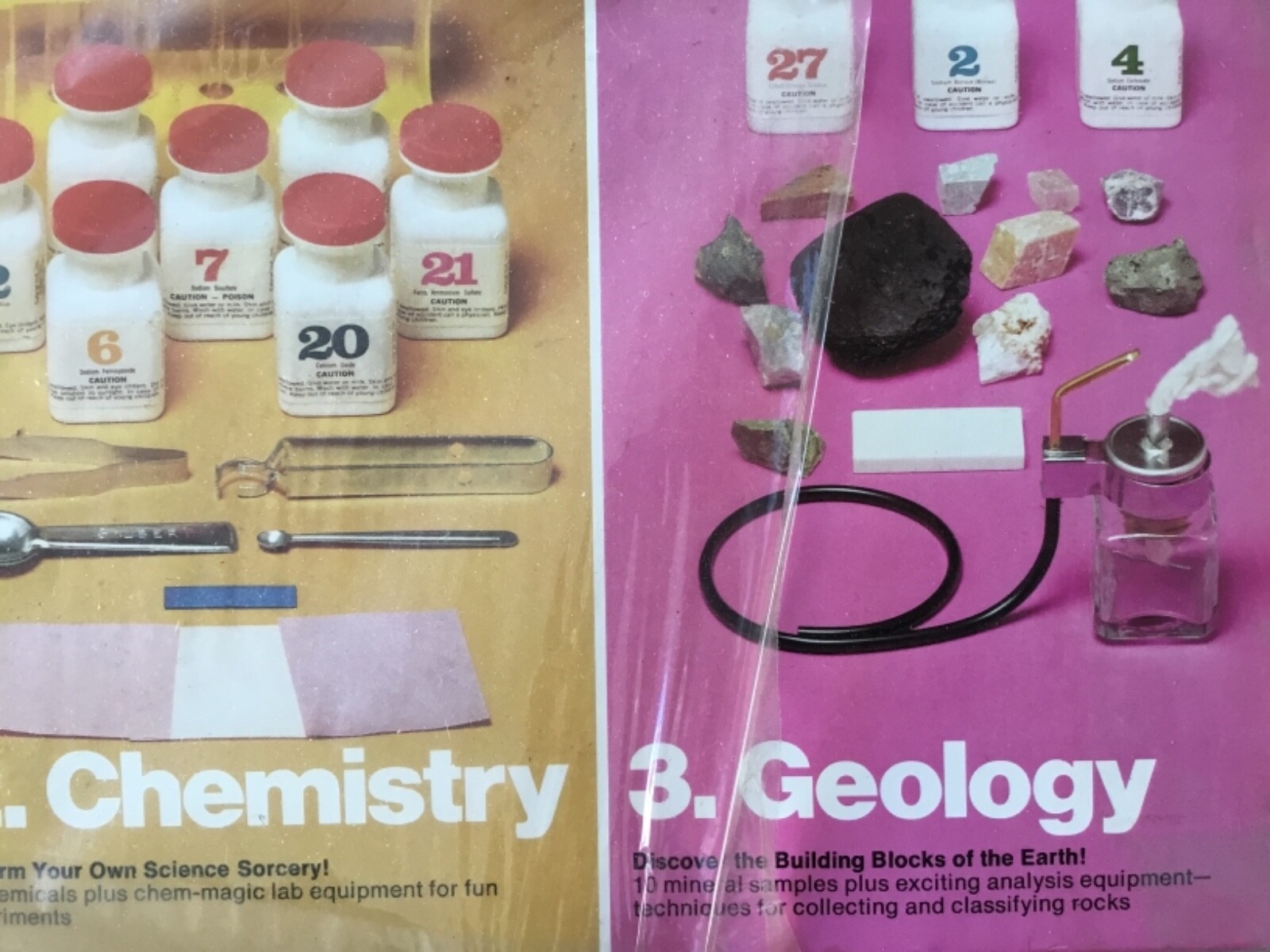 IDEAL 3 in 1 Science Set MCMLXXVII (1977) Vintage Extremely Rare Numbered