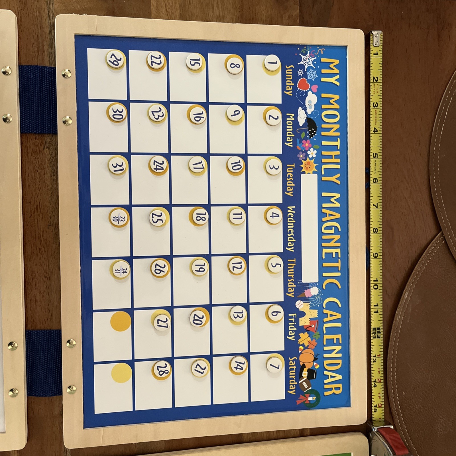 Melissa And Doug Magnetic Sets Responsibility Chart And Monthly Calendar