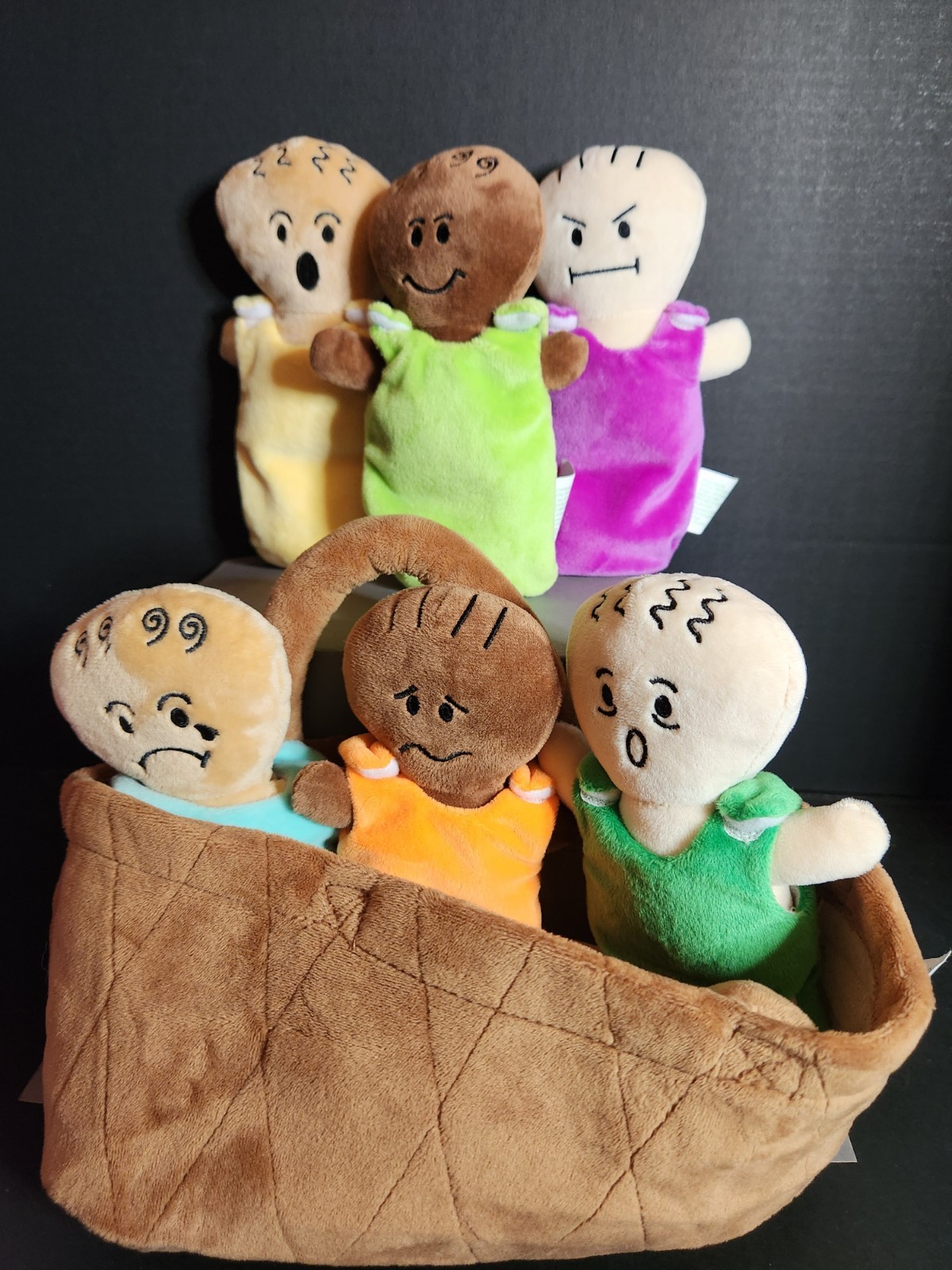 Constructive Playthings Expression Plush Dolls 7 Pcs Social Emotional Learning