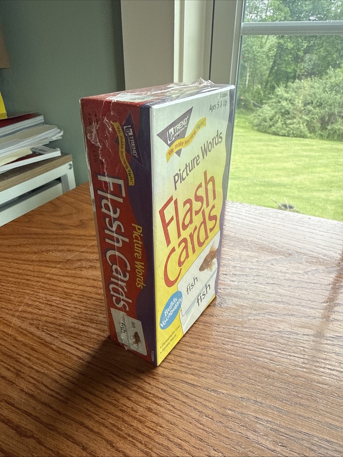 Children’s Learn to Read Words with Pictures Practice Flash Cards NEW Sealed