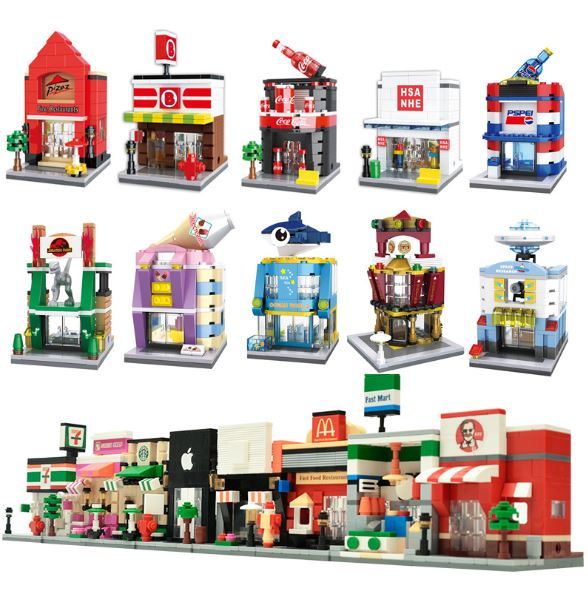 Clearance Sale: Build your Own Street View with Mini BLOCK iBlock 6401
