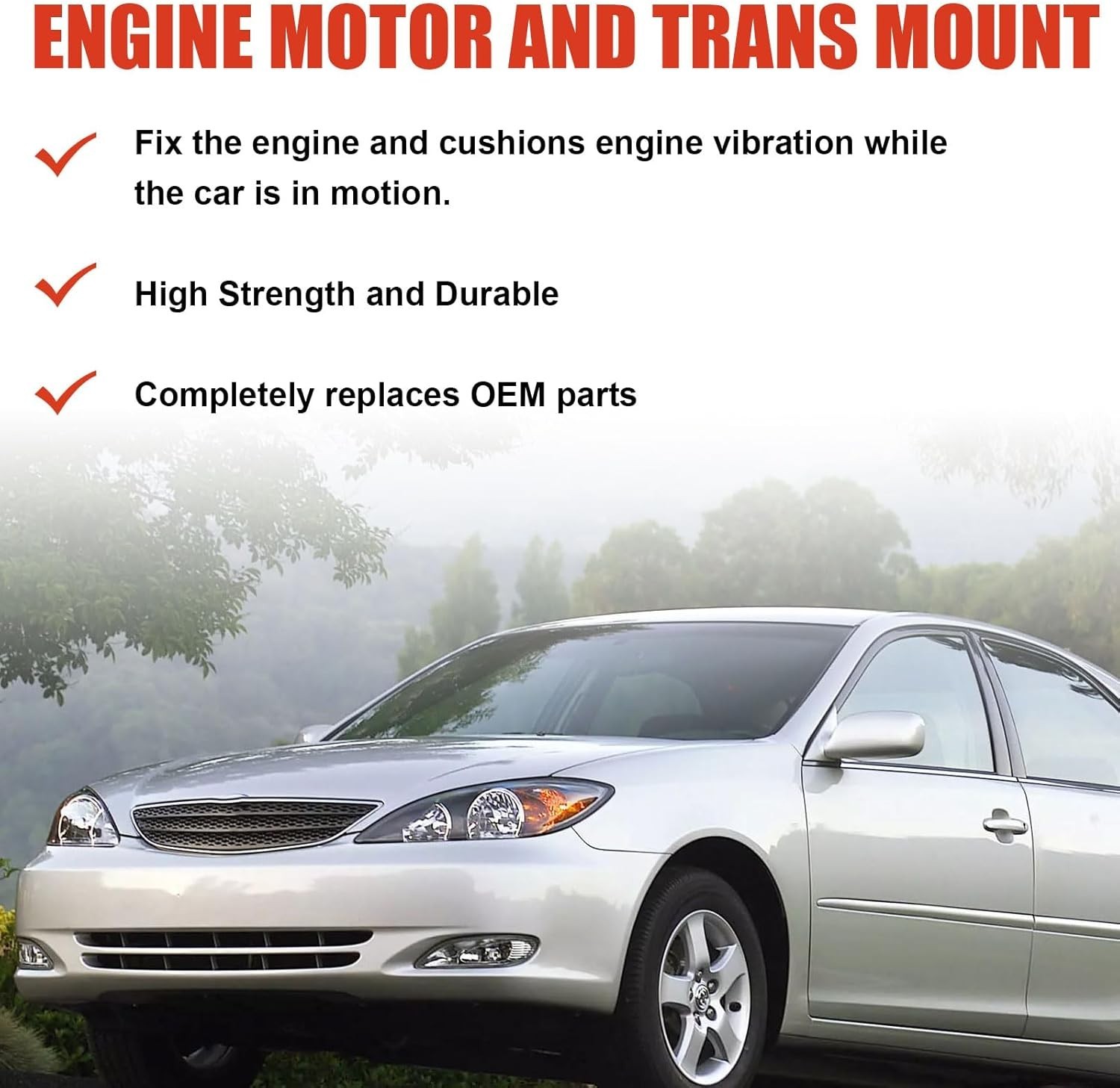 Engine Motor and Trans Mounts Compatible with Camry 2002 2003 2004 2005 2006 …