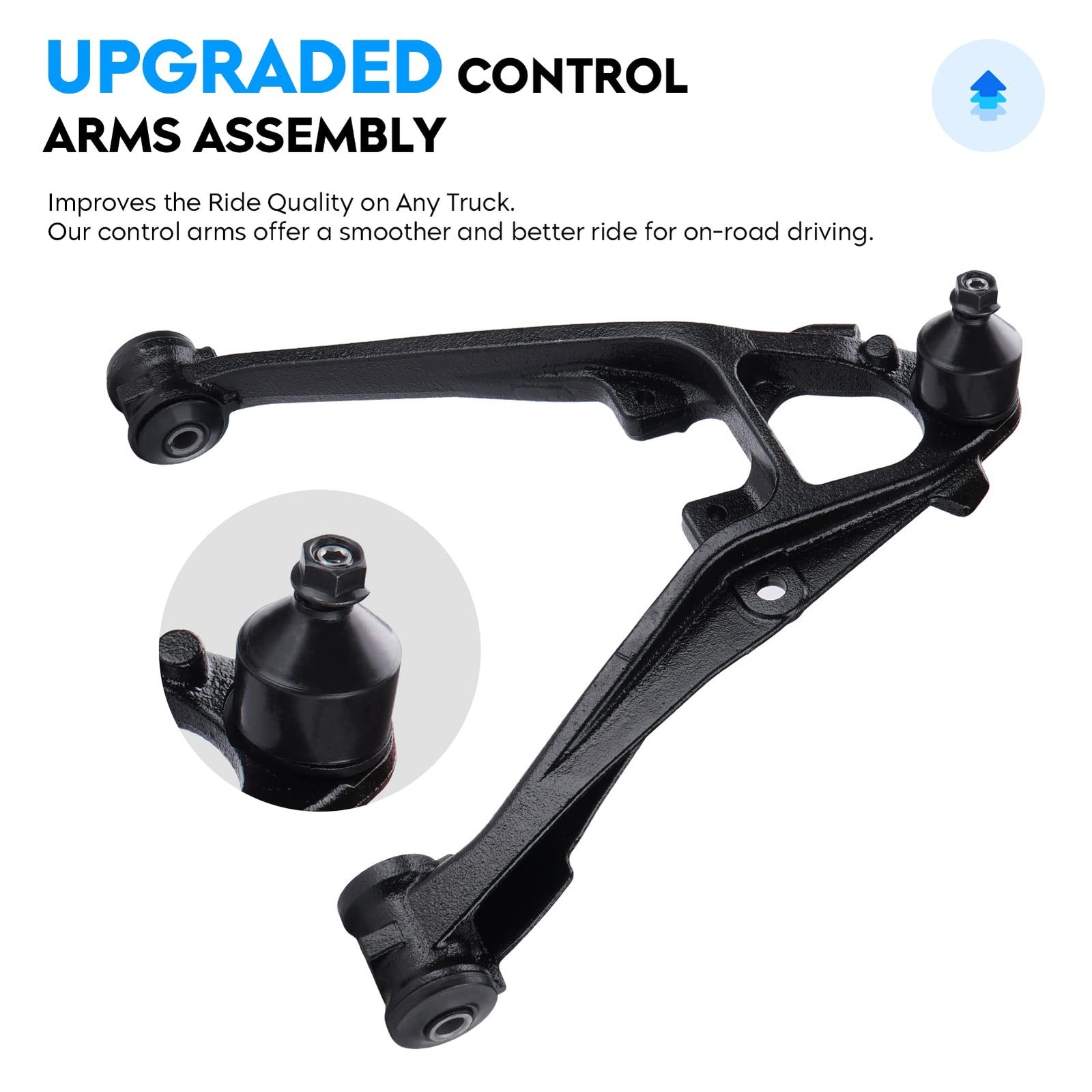 Front Lower Driver Side Control Arm for 2007-2015 Chevy Avalanche Silverado S…