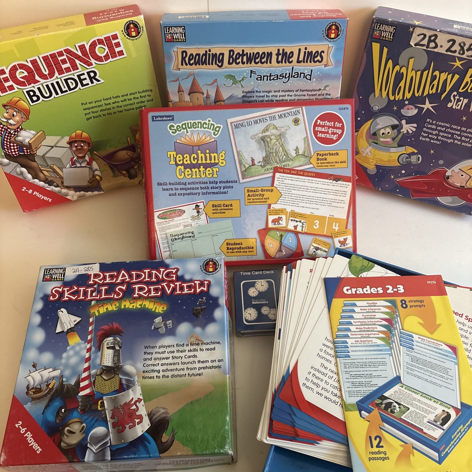 Learning Well Lakeshore Activity Set Lot Of 7 Games 2-3.5 Homeschool Education