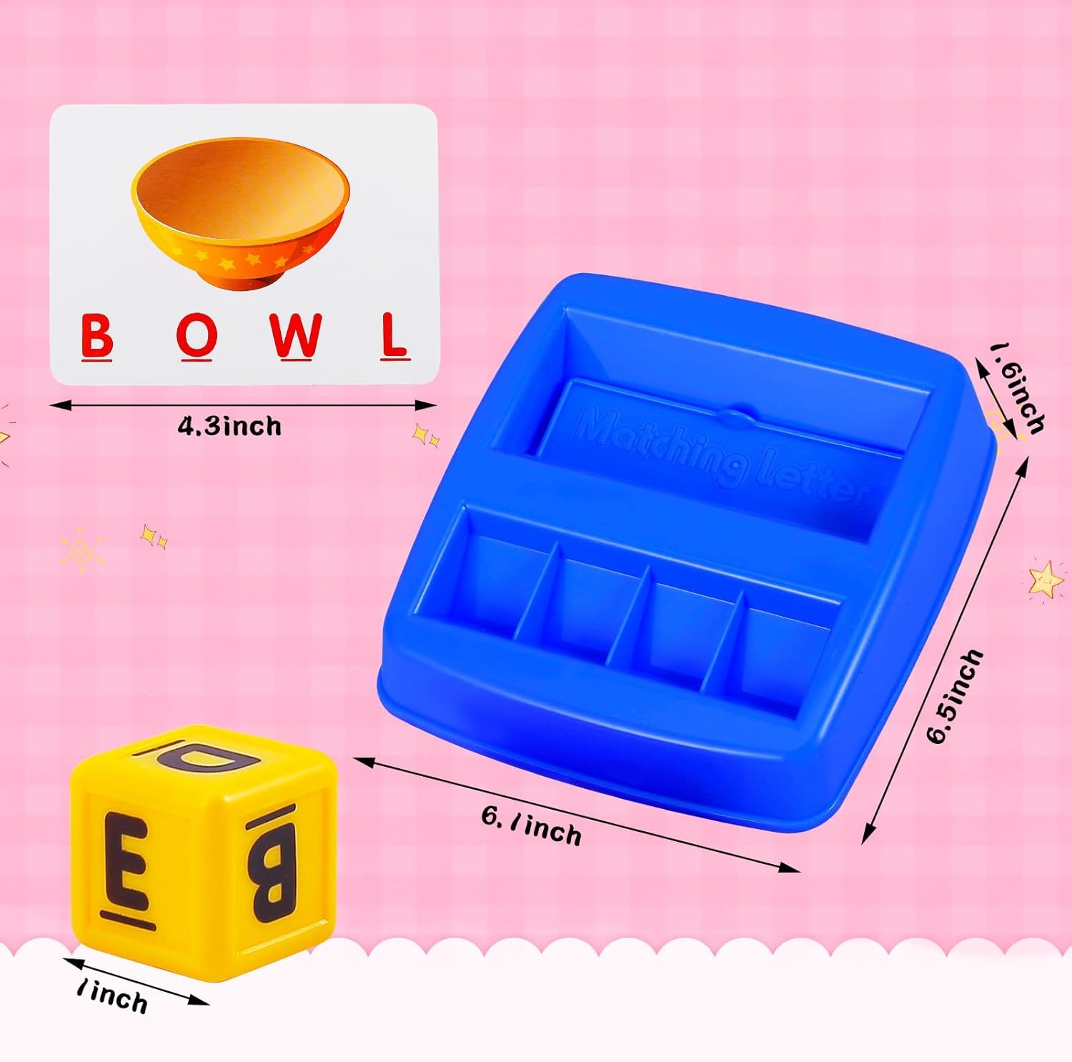Matching Letter Game, Spelling Word and Increases Memory, Early Learning Educati