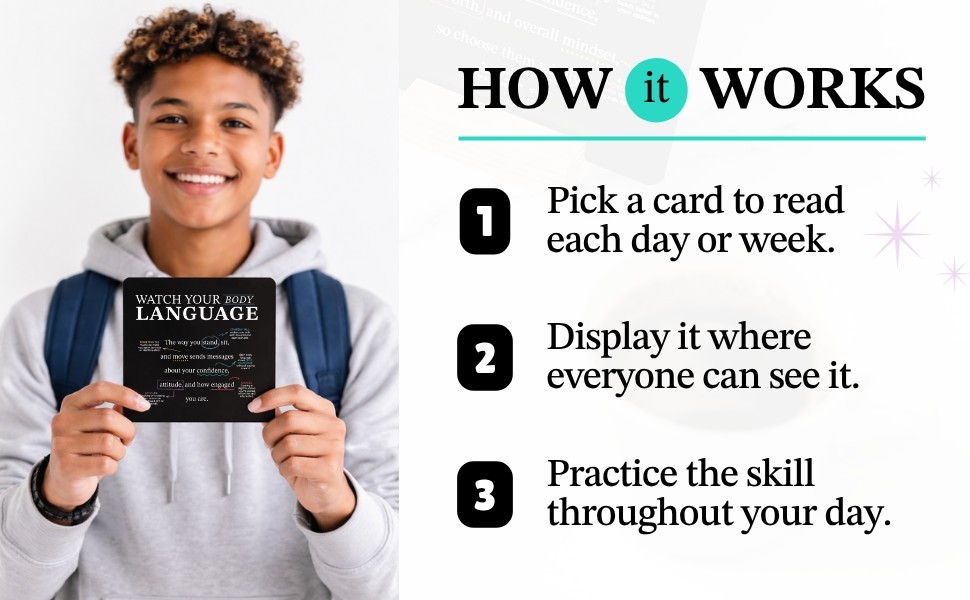 Emotional Intelligence Mindset Cards SEL Power Pack 52 Daily Habits
