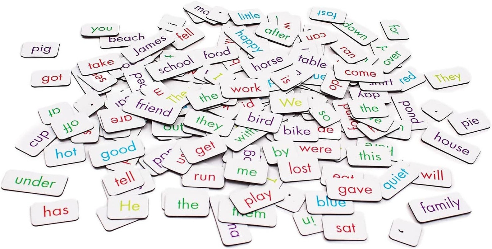Rainbow Sentences, 160 Pieces, Cardboard, Magnetic