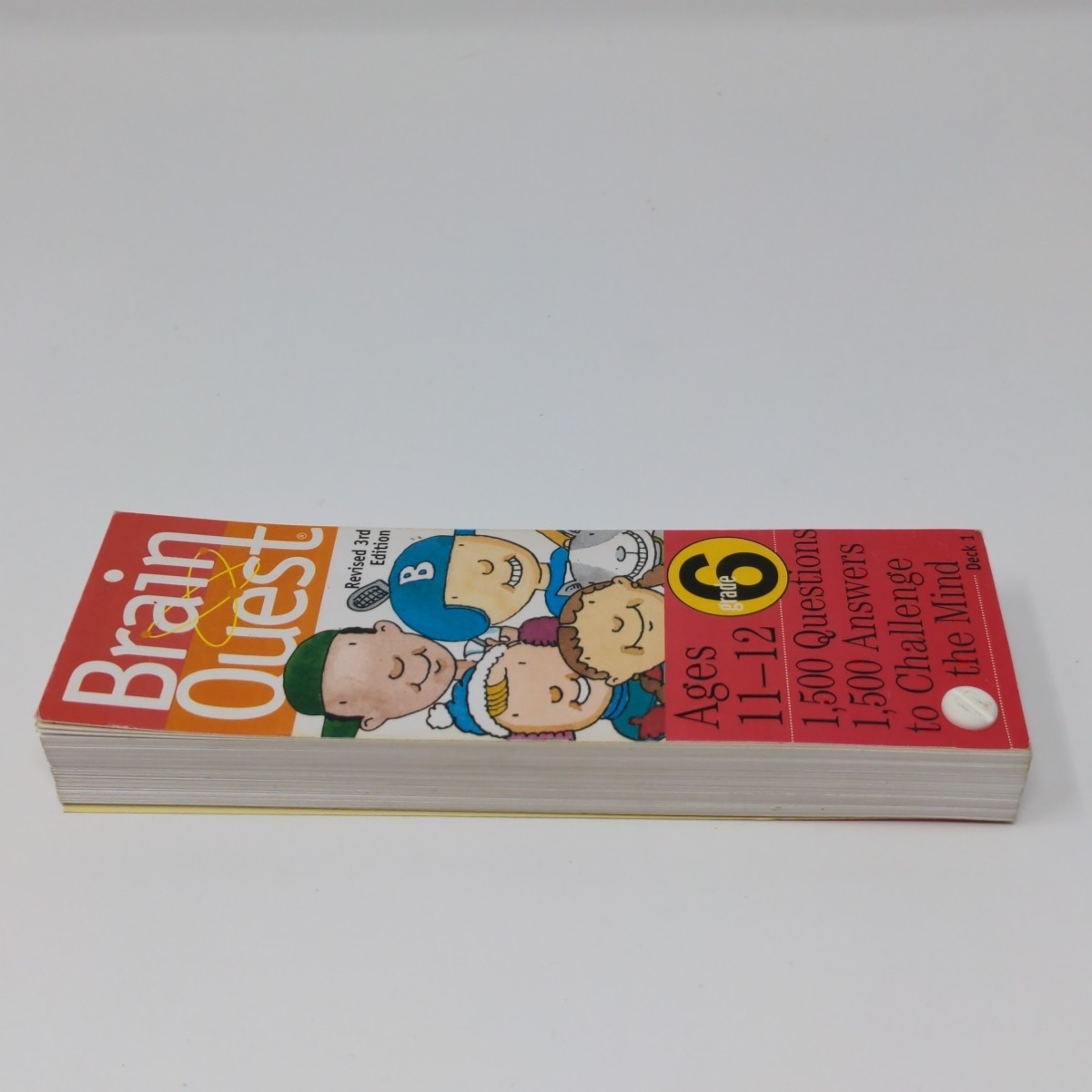 Brain Quest Grade 6 (Ages 11 – 12) Decks 1. & 2 3rd Edition Brain quest Cards