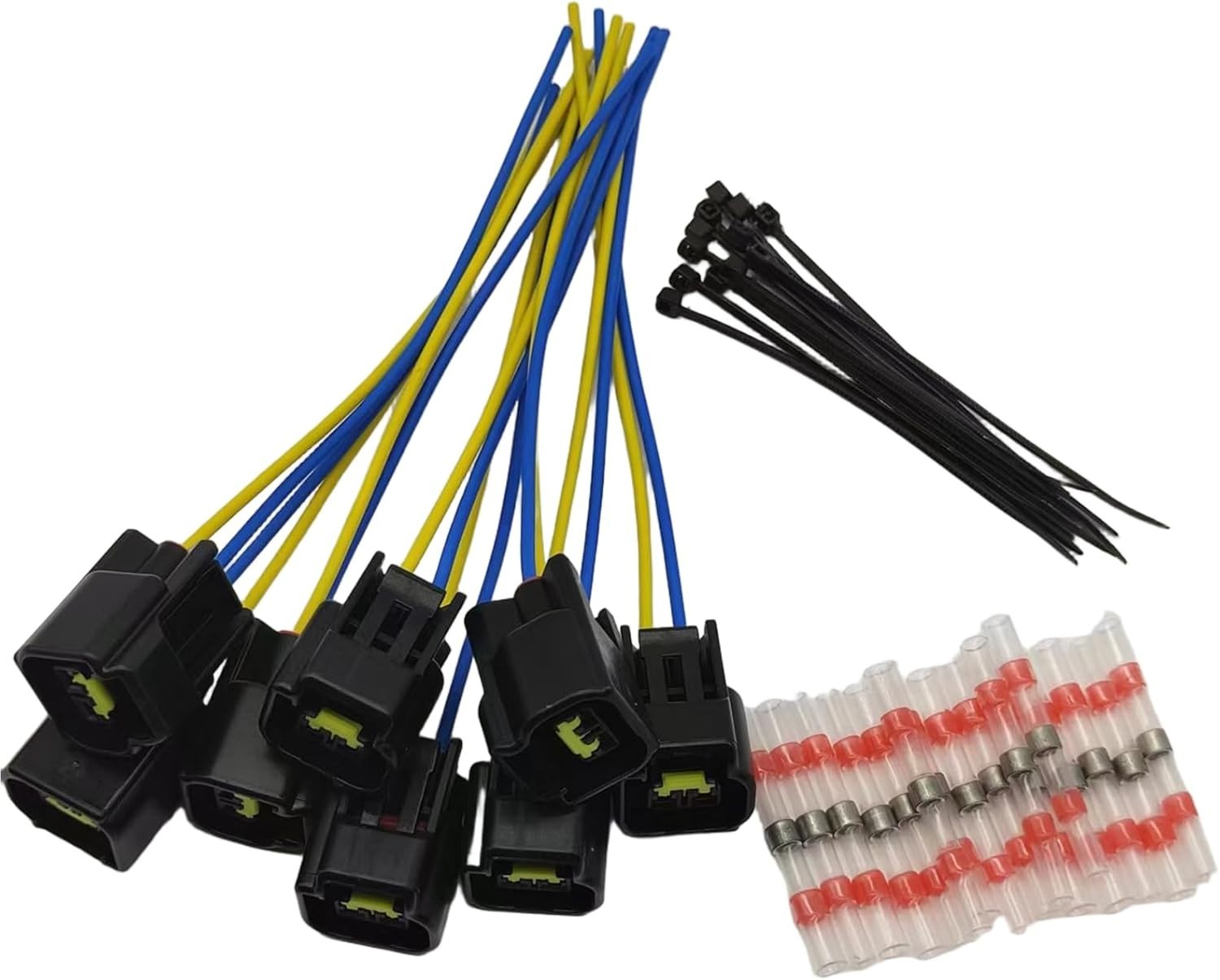 8pcs Ignition Coil Module Female Connector Plug Wire Harness Pigtail Replacem…