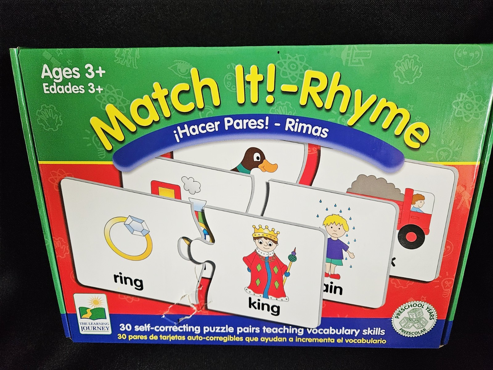 Match It The Self Correcting Puzzle Pairs By Learning Journey Complete Pre-owned