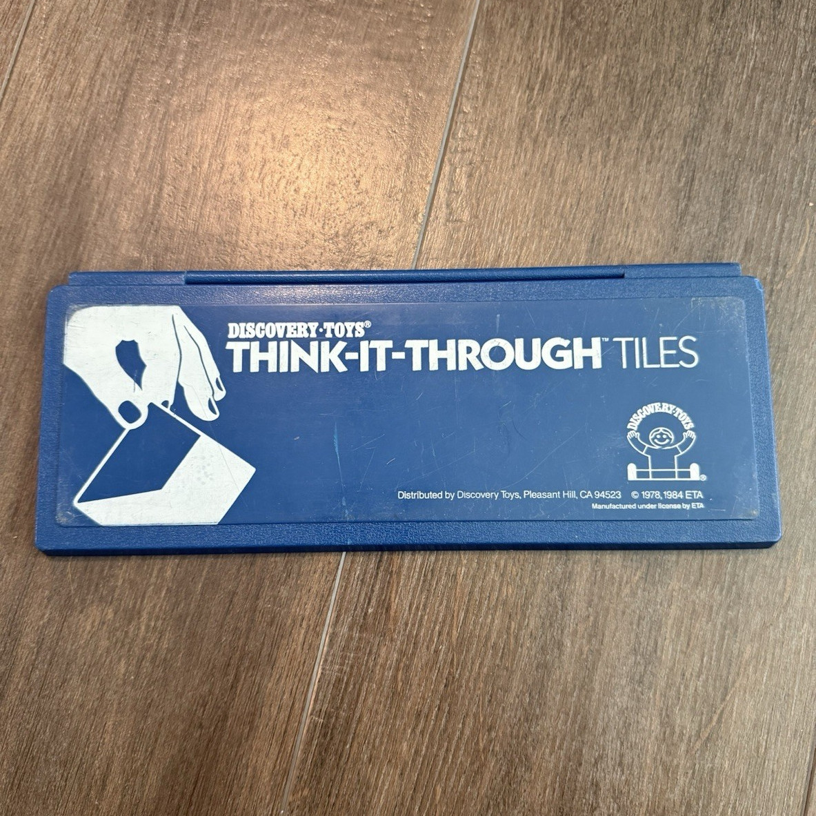 Vintage Discovery Toys Think-It-Through Tiles w/ 3 Booklets 1978