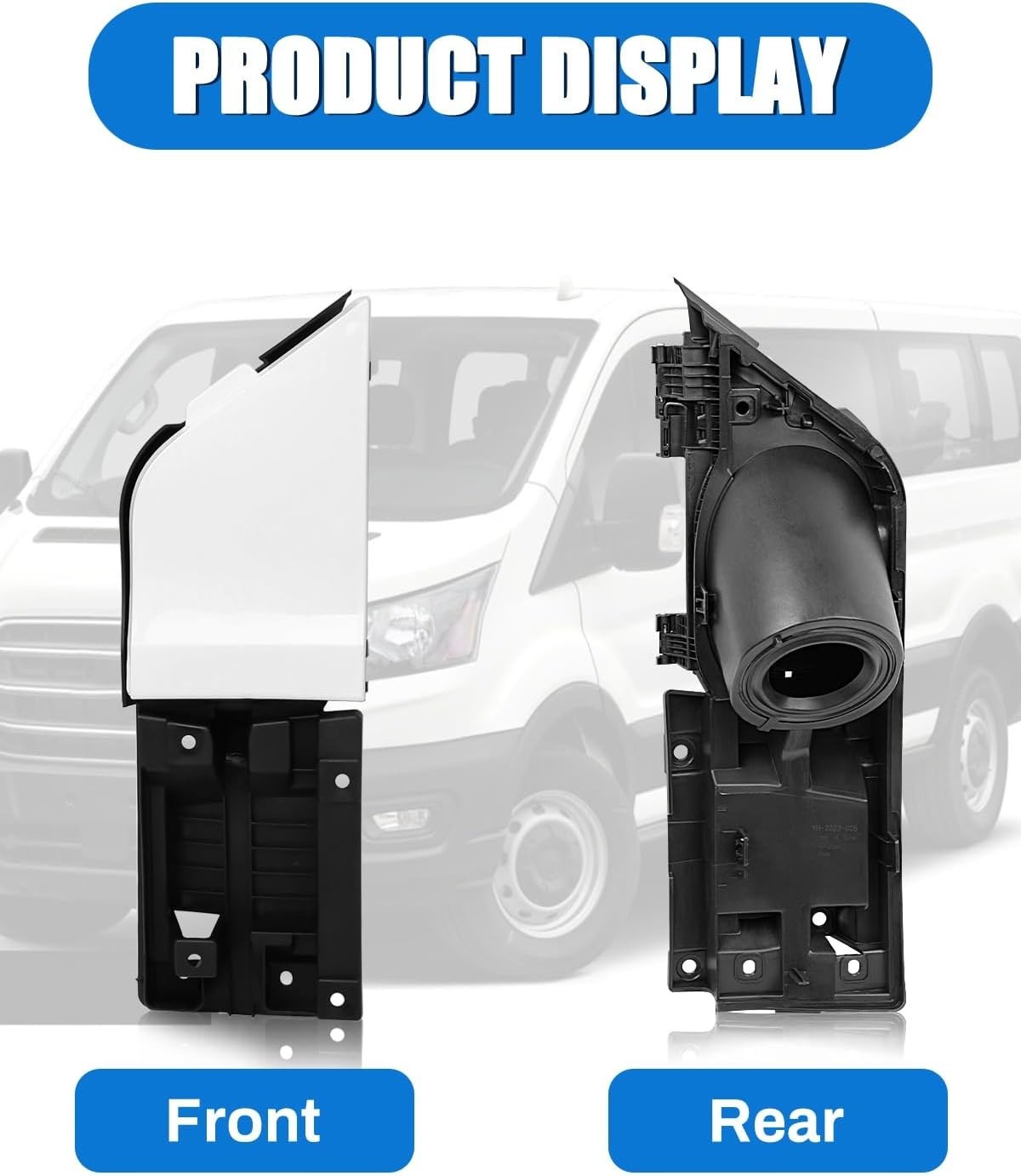 Transit Fuel Door Gas Assembly + White Cover Ford 2015-2023 Z-5427936-A Vans