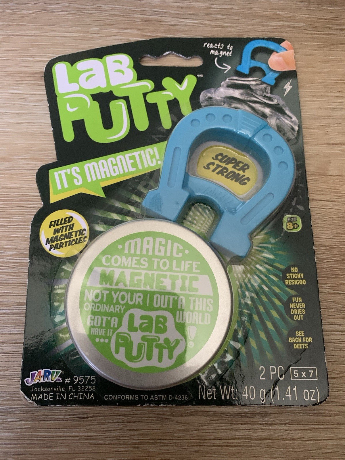 Ja-Ru Lab Putty w/ Magnet #9575 Super Strong 2 Pc New Sealed