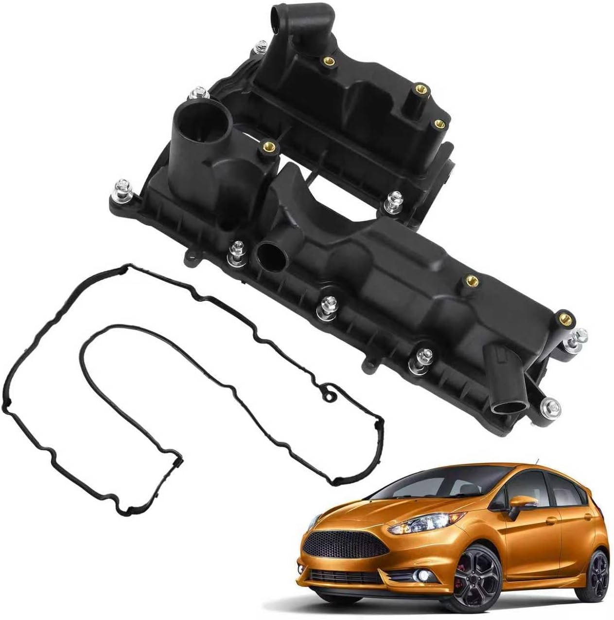Engine Valve Cover Compatible with Ford Escape 2013-2016 Fiesta 2014-2019 Fusion