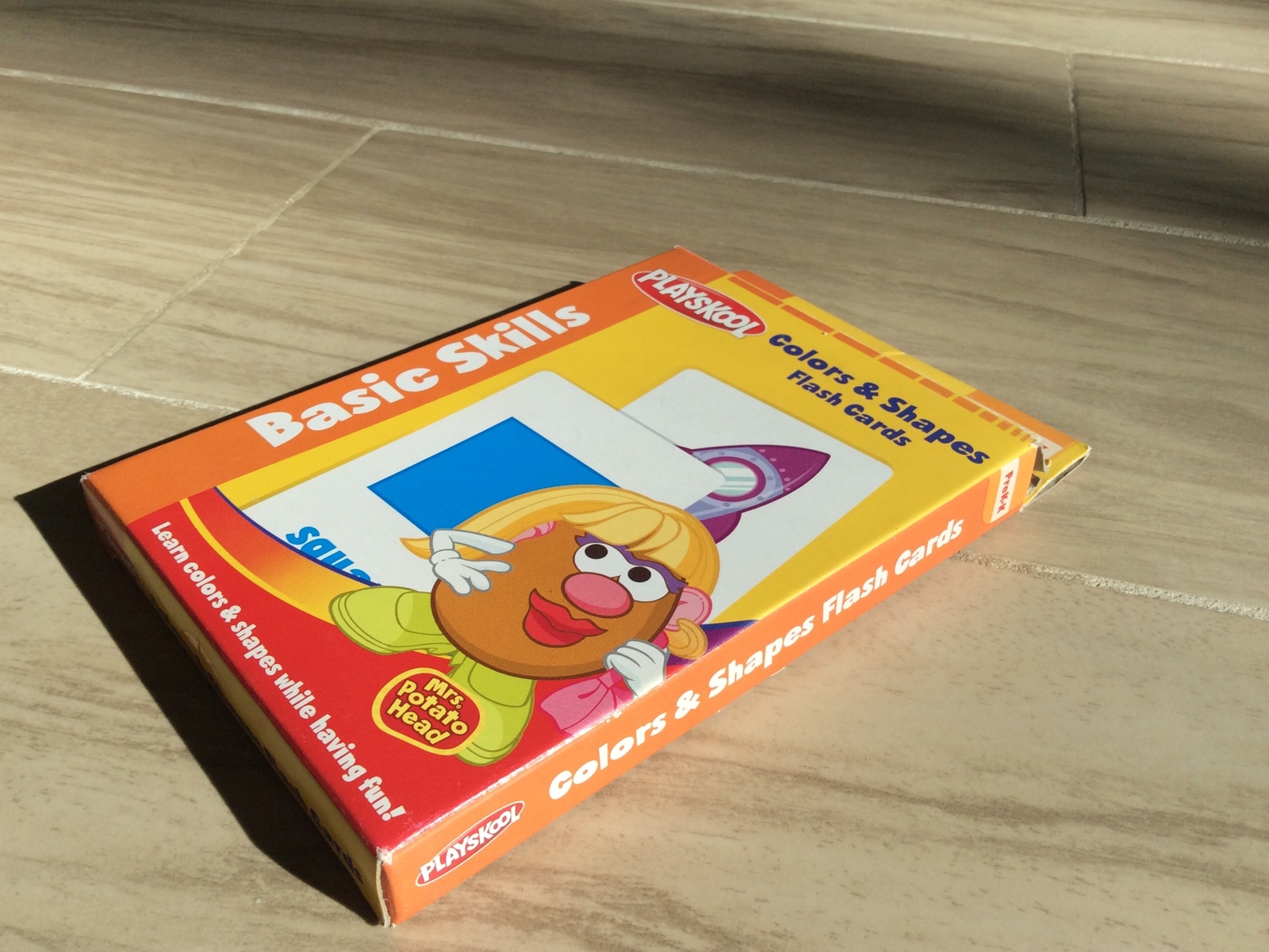 Playskool Colors & Shapes Flash Cards PreK-K Basic Skills (36 Cards)