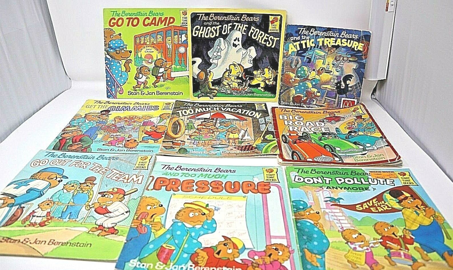 Nine Berenstain Bears Books Children’s Reading Tales Fun Education