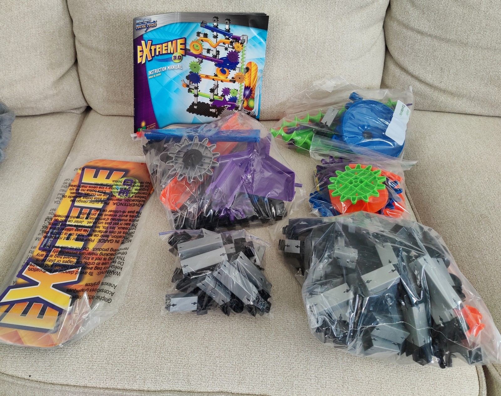 Extreme Marble Mania 3.0- ACTION PACKED MARBLE MAZE WITH POWER LIFTER with Box