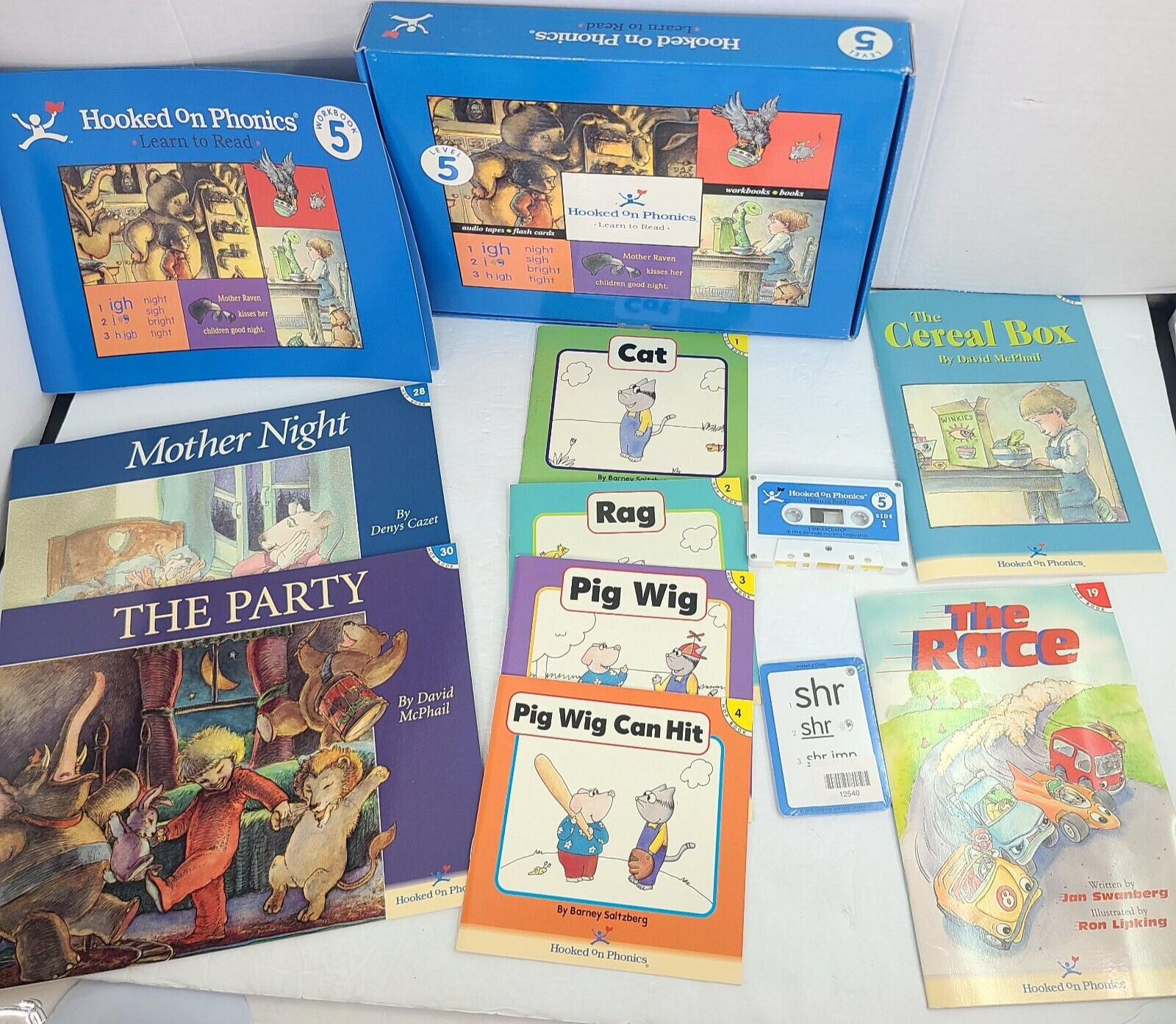 Vintage Hooked On Phonics Level 5 Learning Kit Home Schooling Kit